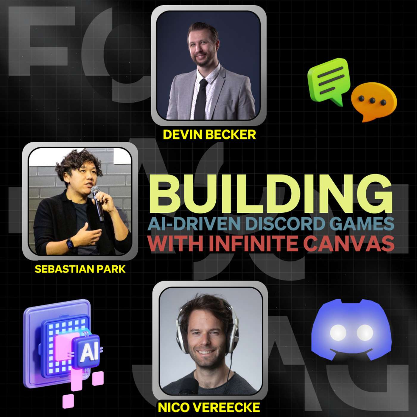 Building AI-Driven Discord Games with Infinite Canvas - FOGcast #53 Building AI-Driven Discord Games with Infinite Canvas - FOGcast #53