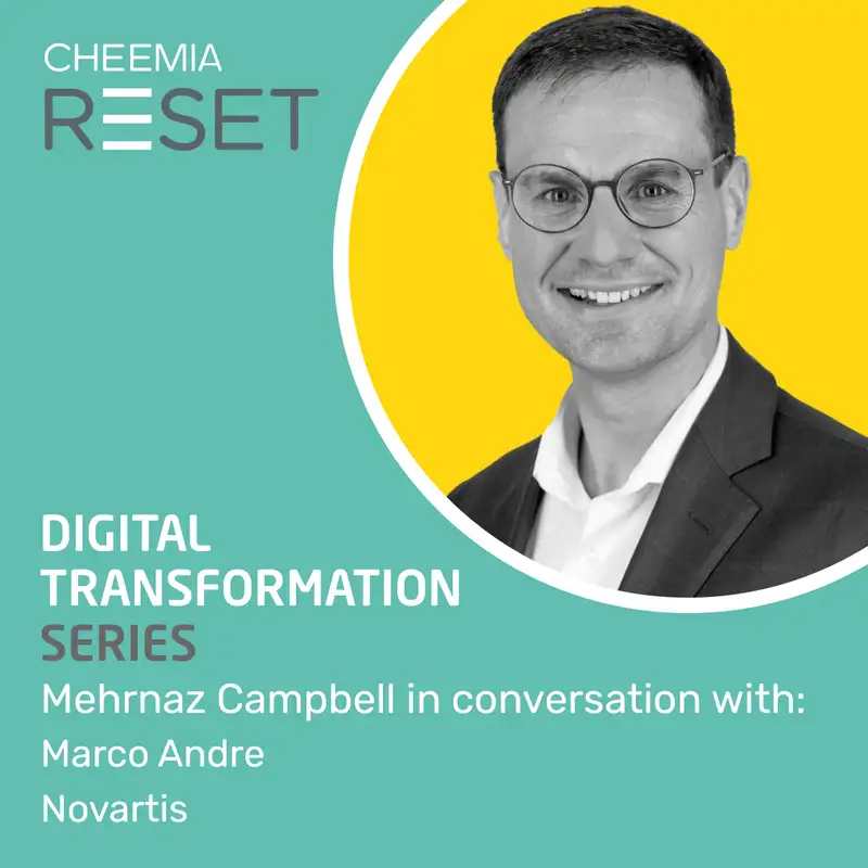 Mehrnaz Campbell in conversation with Marco Andre from Novartis