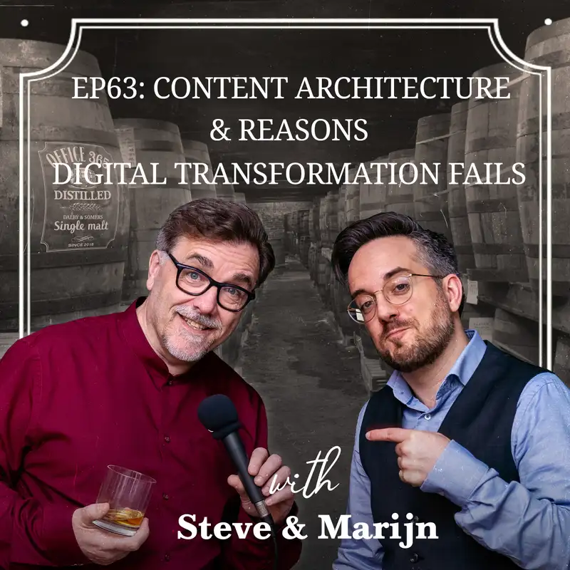 EP63: M365 Content Architecture and reasons Digital transformation fails.