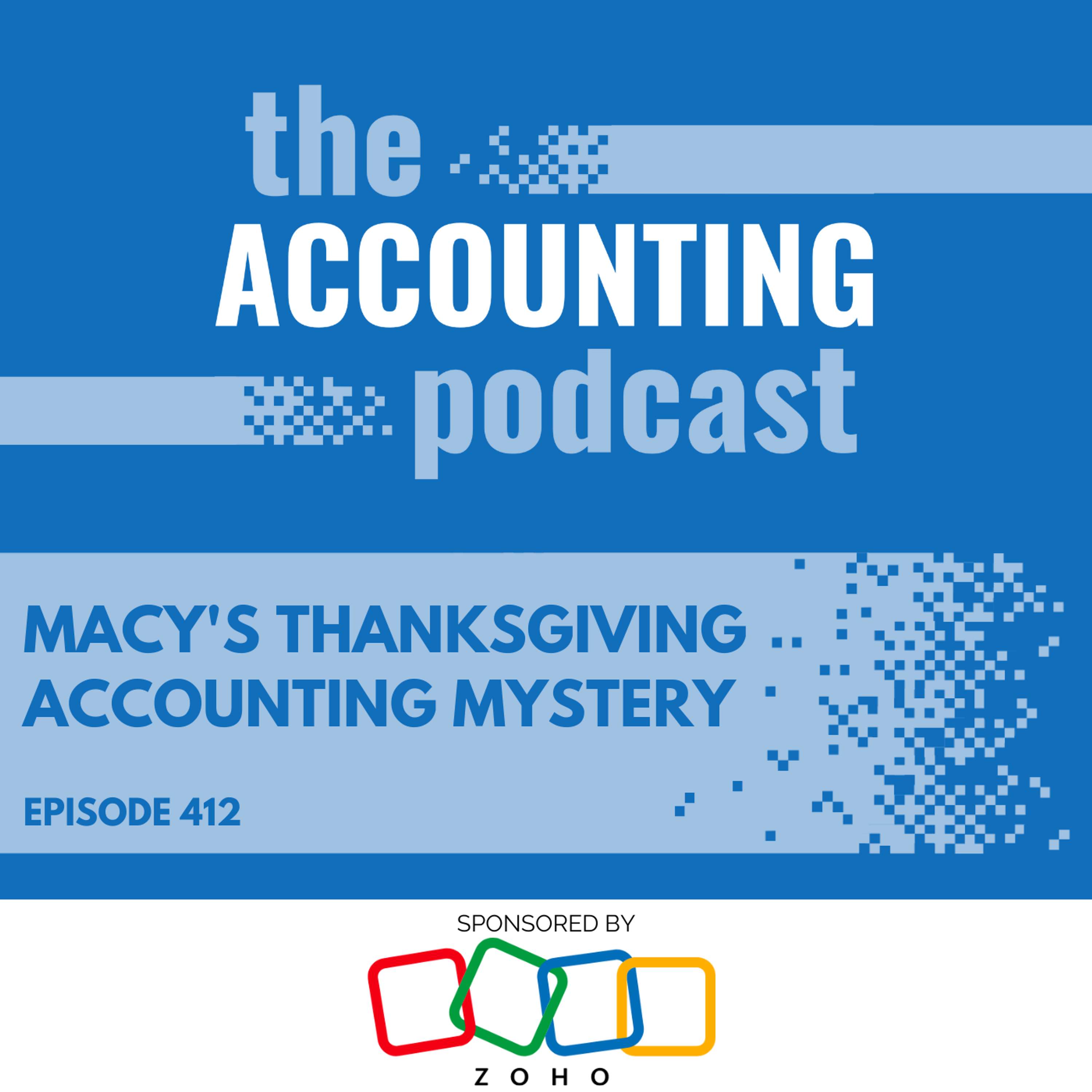 Macy's Thanksgiving Accounting Mystery