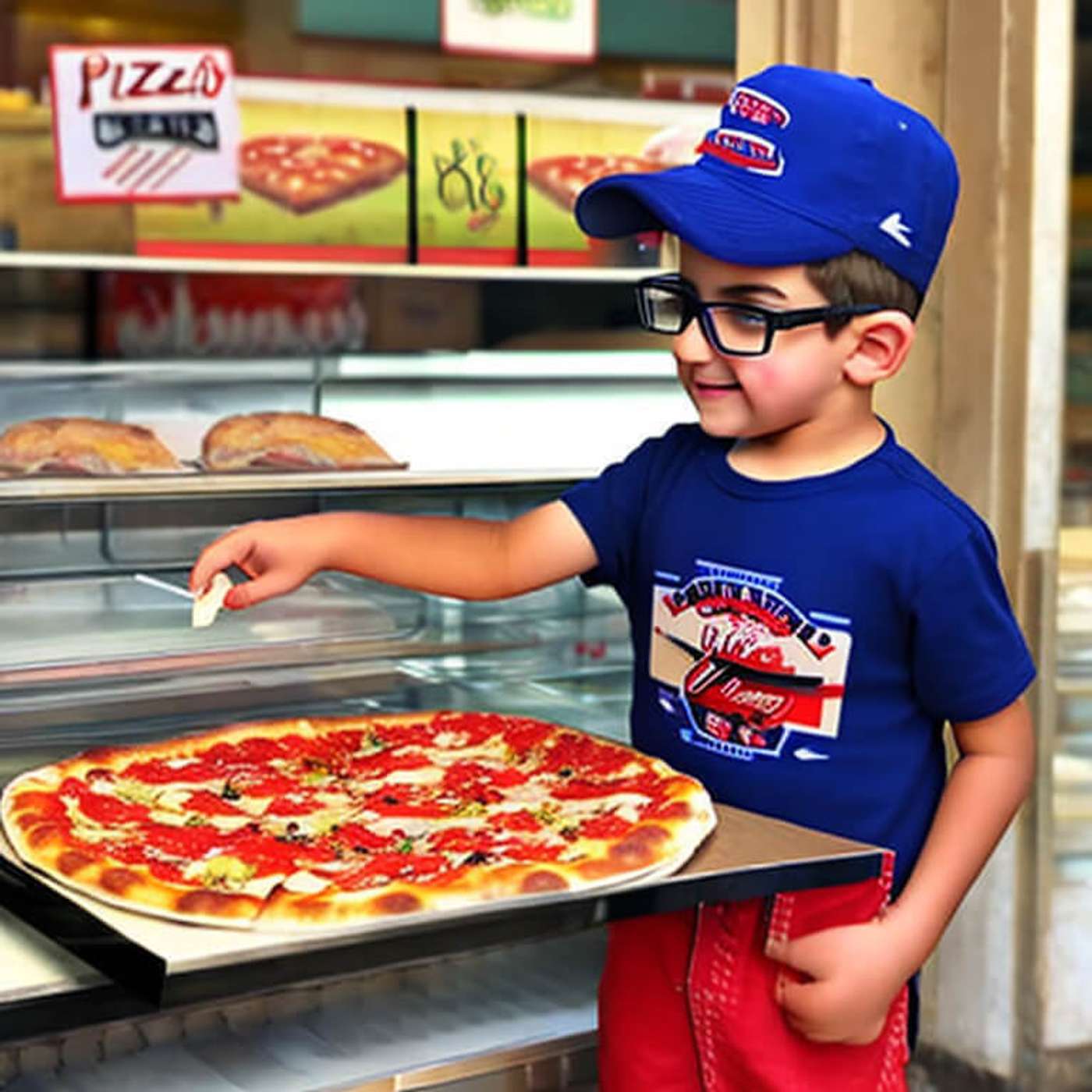 One pepperoni pizza please
