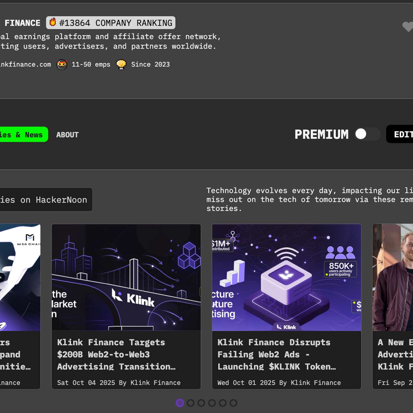 Meet Klink Finance: HackerNoon Company of the Week Meet Klink Finance: HackerNoon Company of the Week