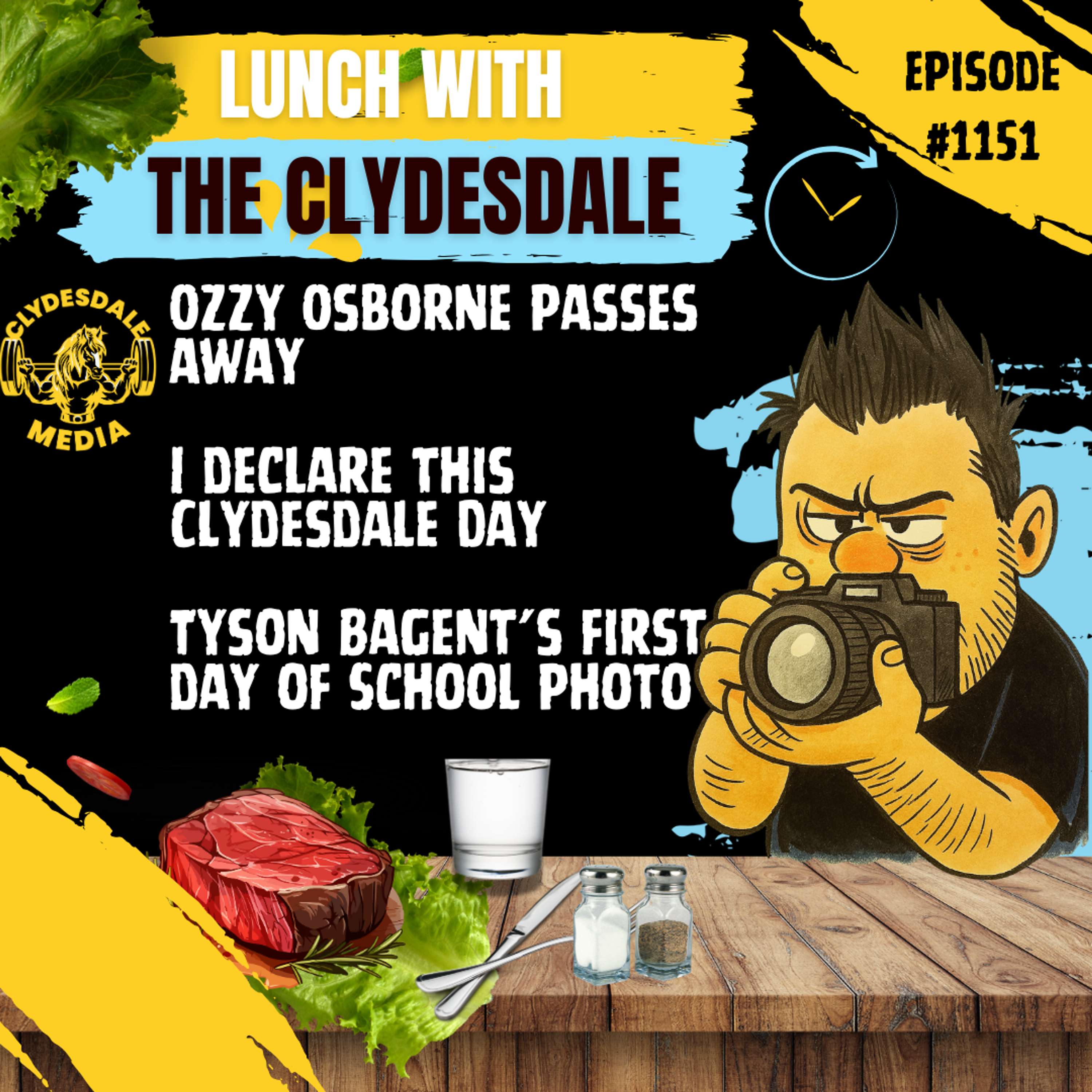 Lunch with the Clydesdale - I Declare Today Clydesdale Day!!!