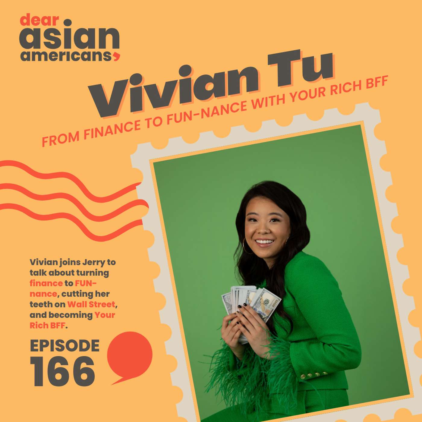 166 // Vivian Tu // Your Rich BFF episode artwork