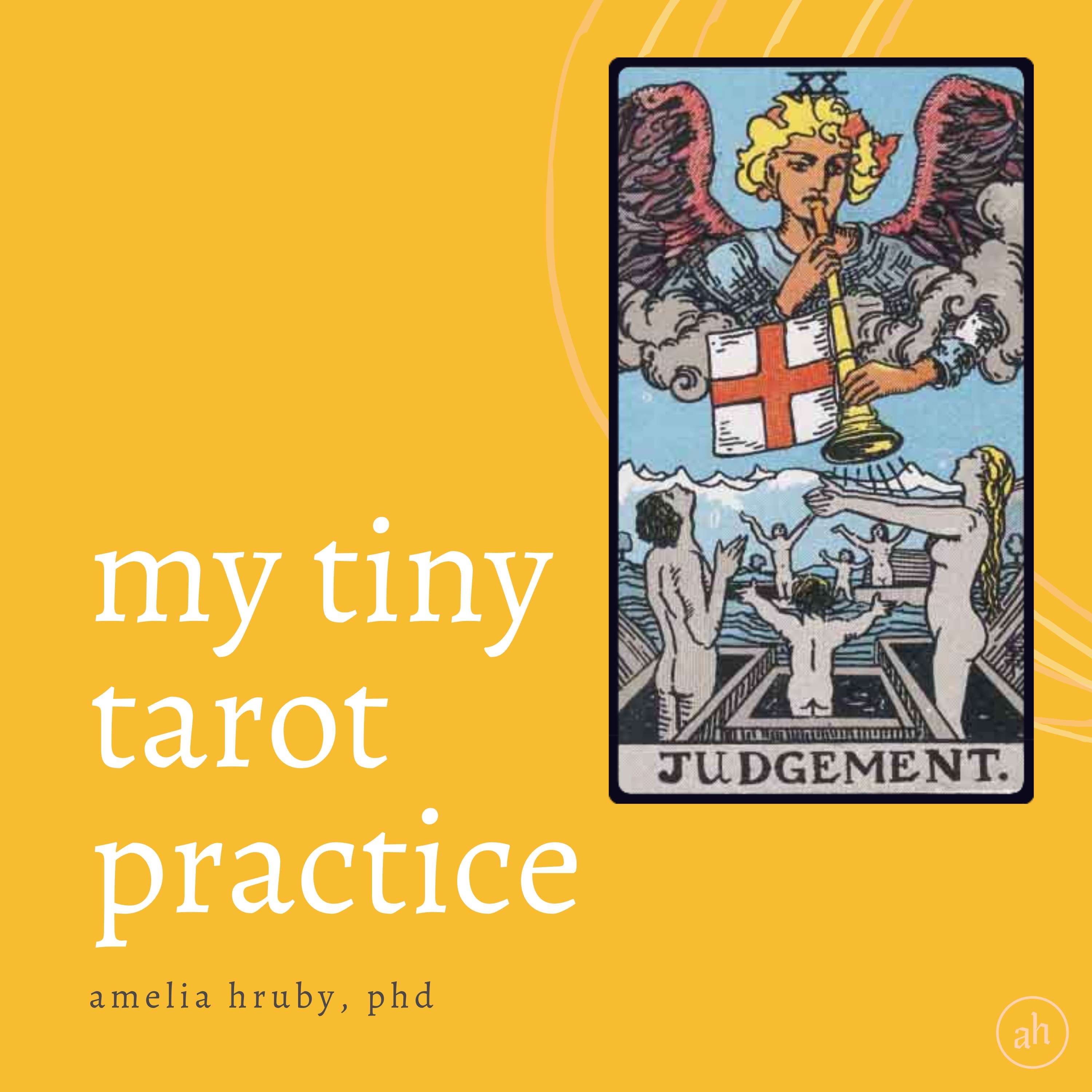 my tiny tarot practice