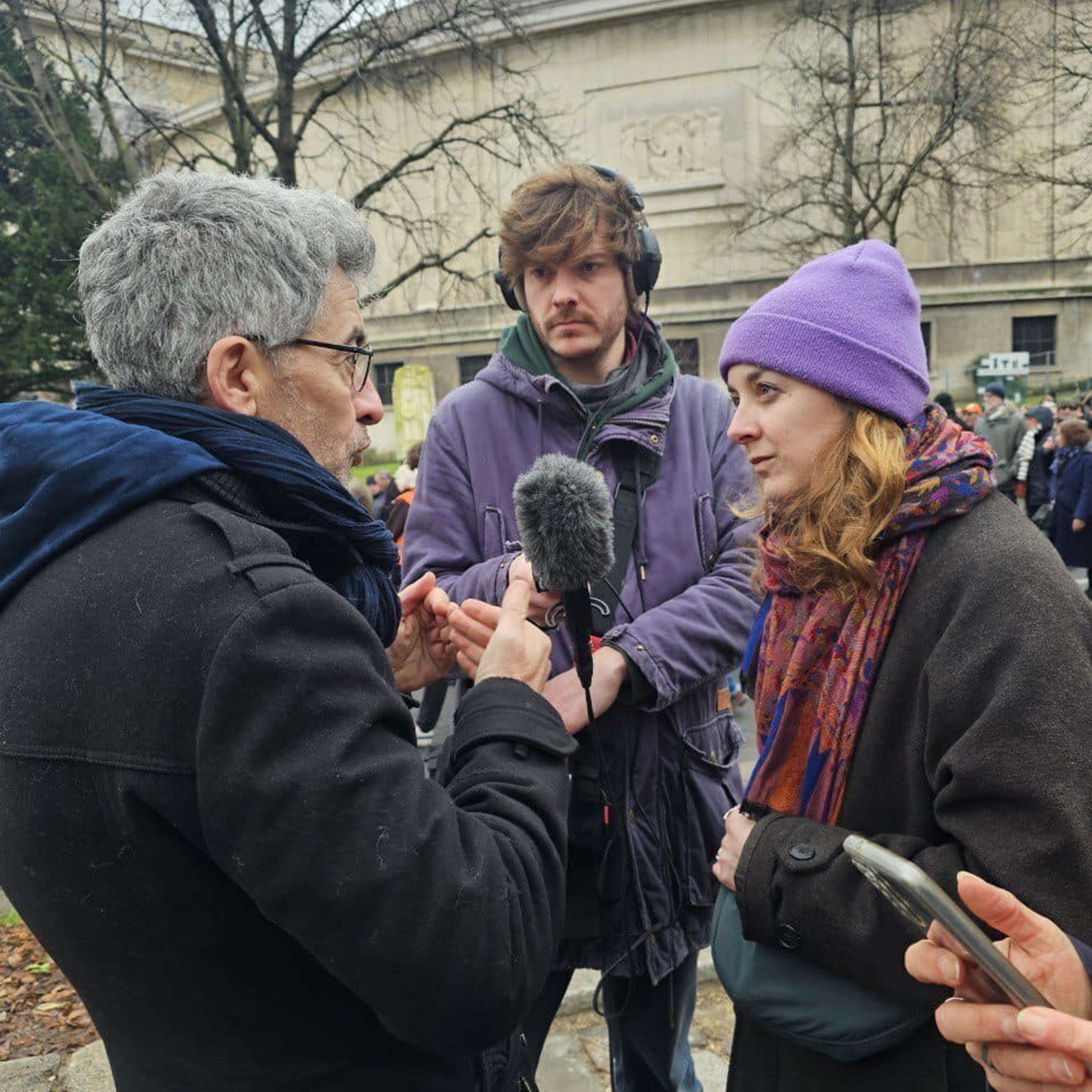 Reportage manifestation contre la loi immigration_21 janvier 2024 podcast artwork