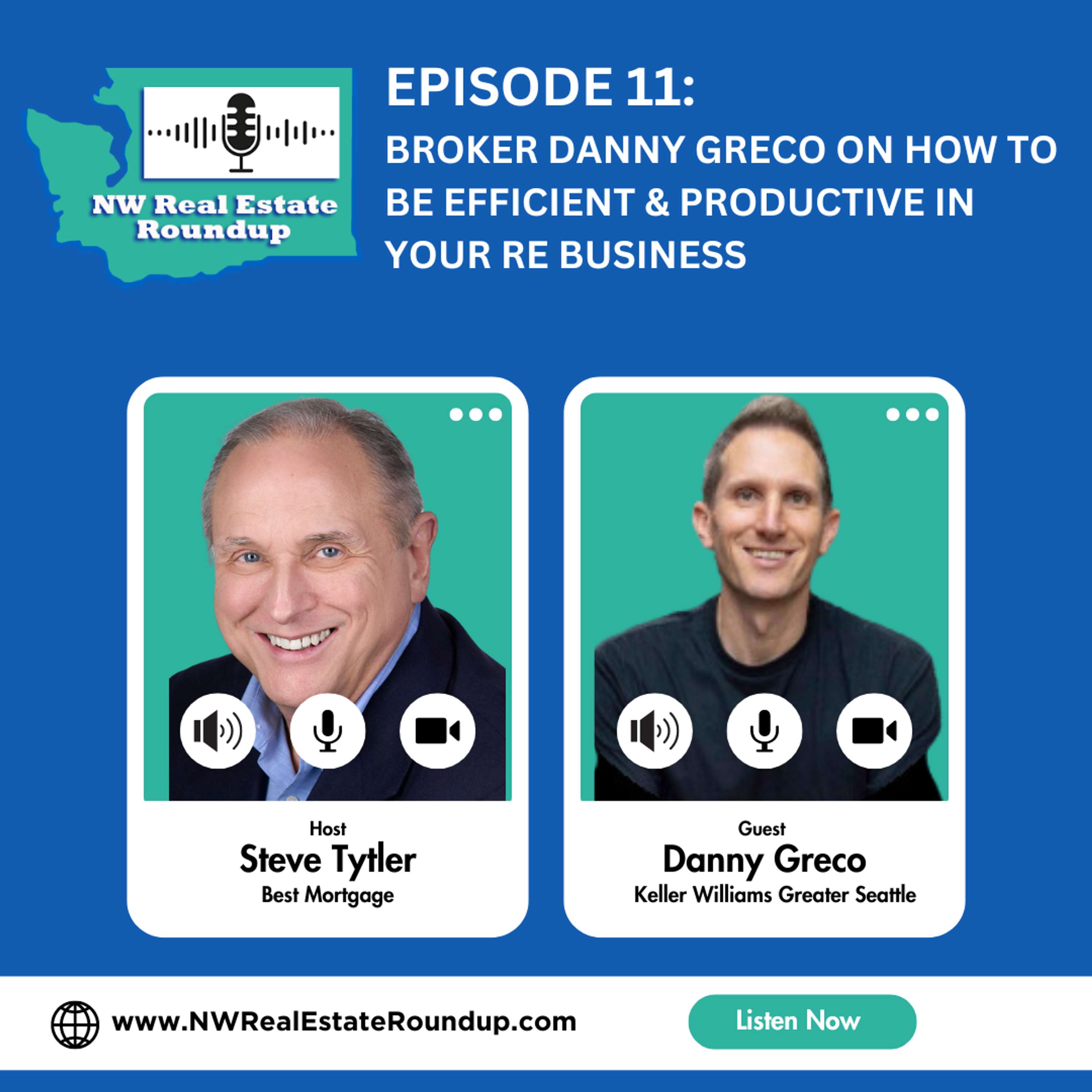 Episode 11: Broker Danny Greco on how to be Efficient & Productive in your RE Business