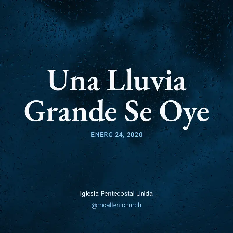 Una Lluvia Grande Se Oye