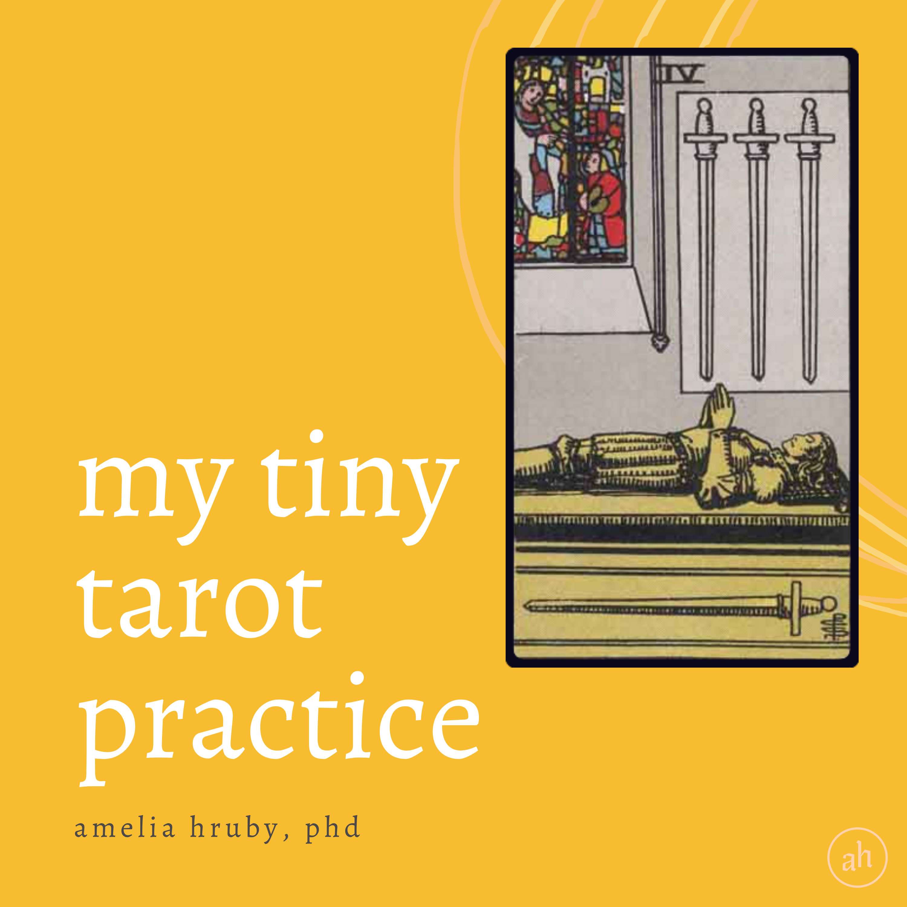 my tiny tarot practice