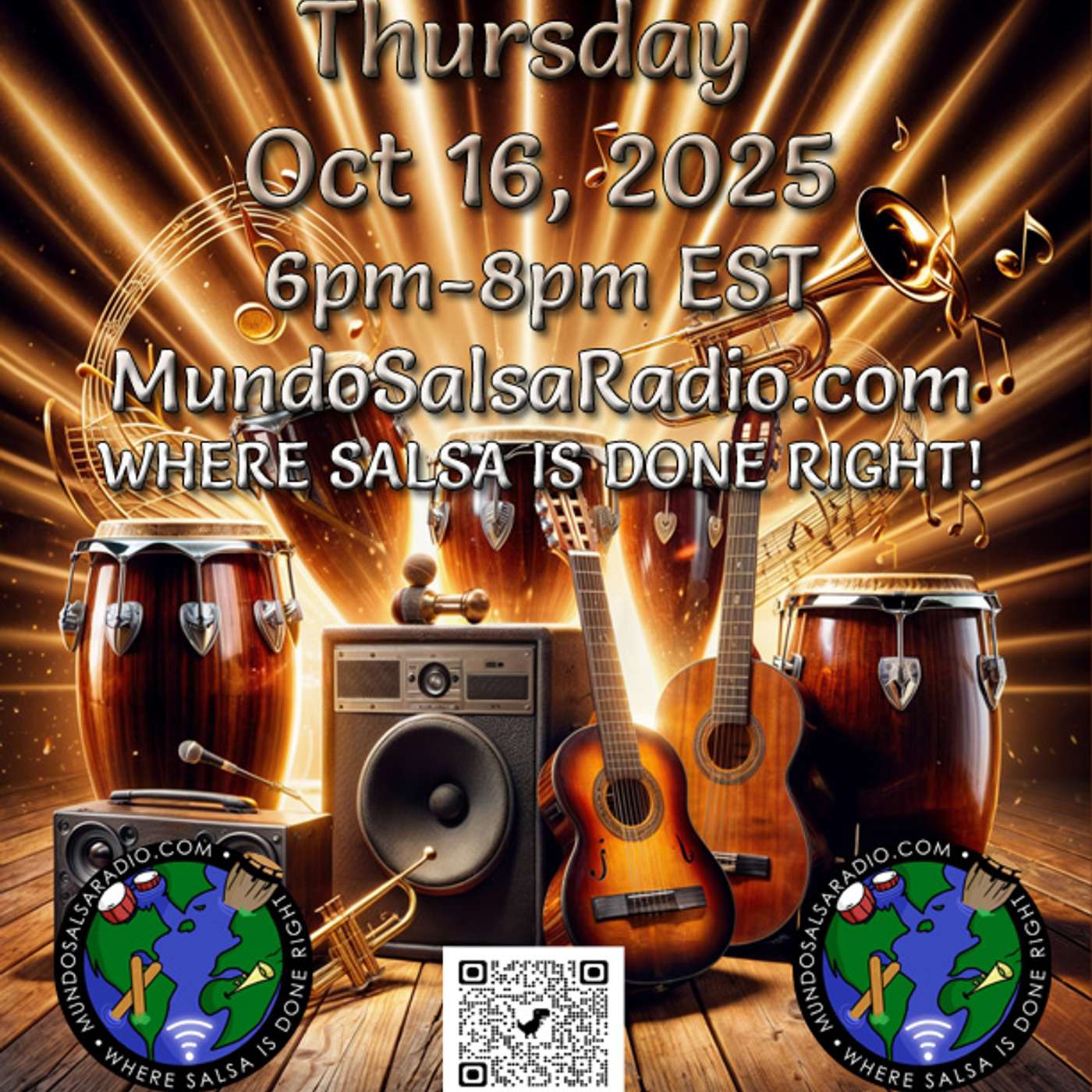 SalSonando La Salsa DJ Eddie Oct 16 2025 Show # 109 SalSonando La Salsa DJ Eddie Oct 16 2025 Show # 109