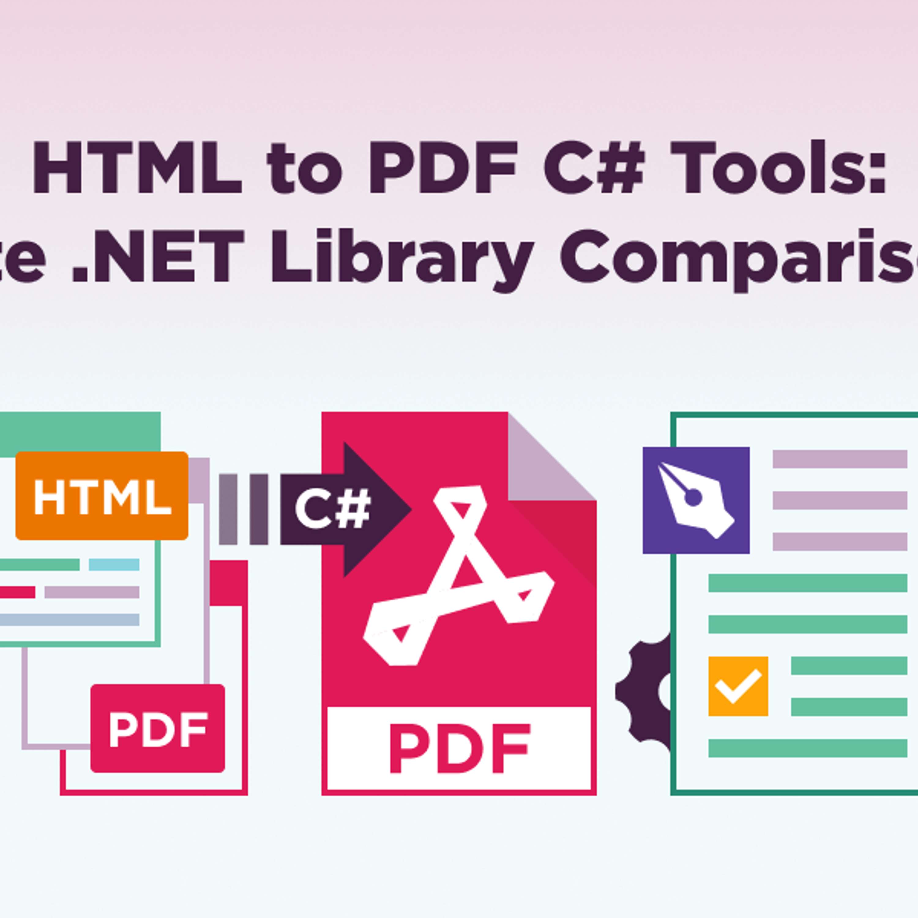 HTML to PDF C# Tools: The Ultimate .NET Library Comparison for 2025