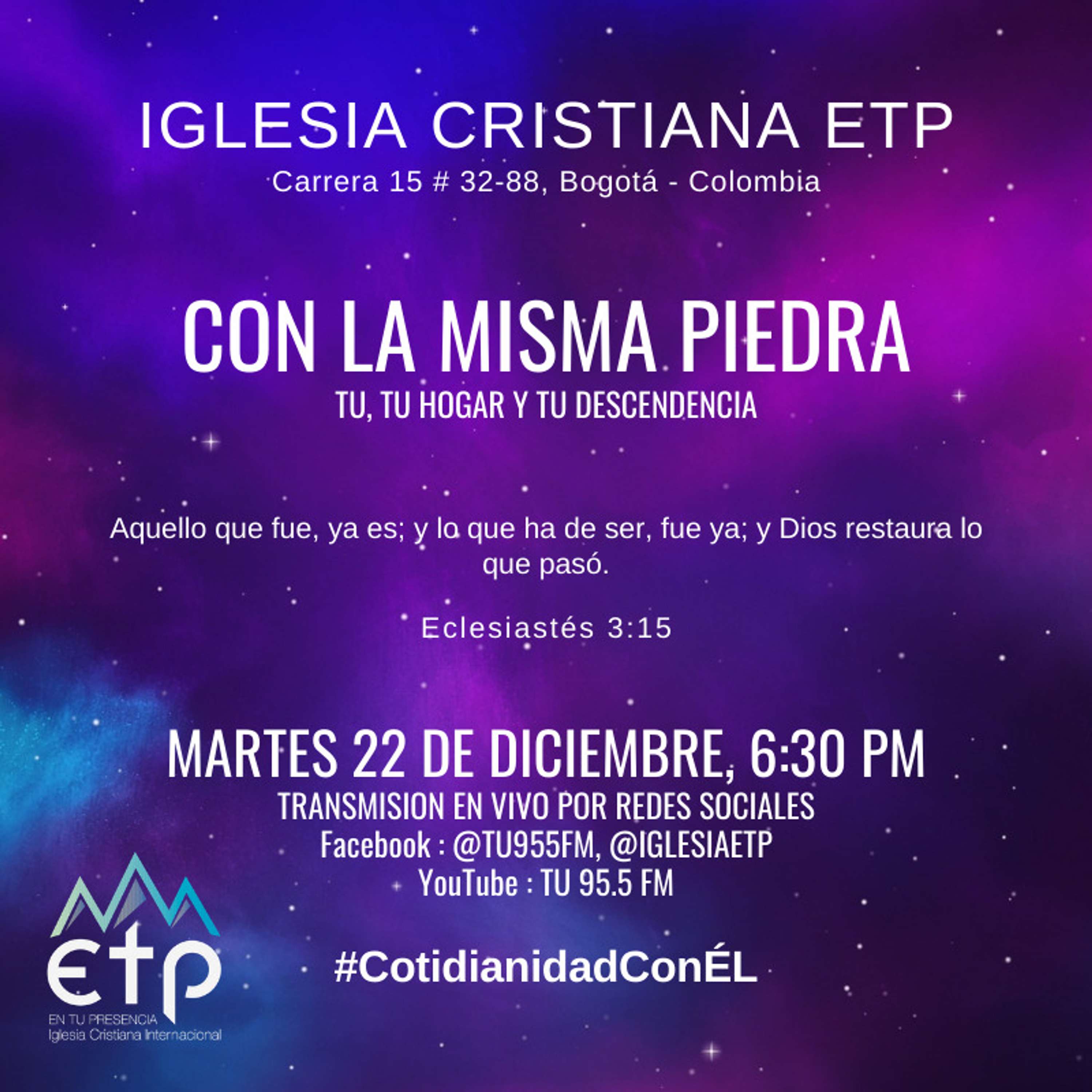 Con La Misma Piedra, Tu, Tu Hogar y Tu Descendencia