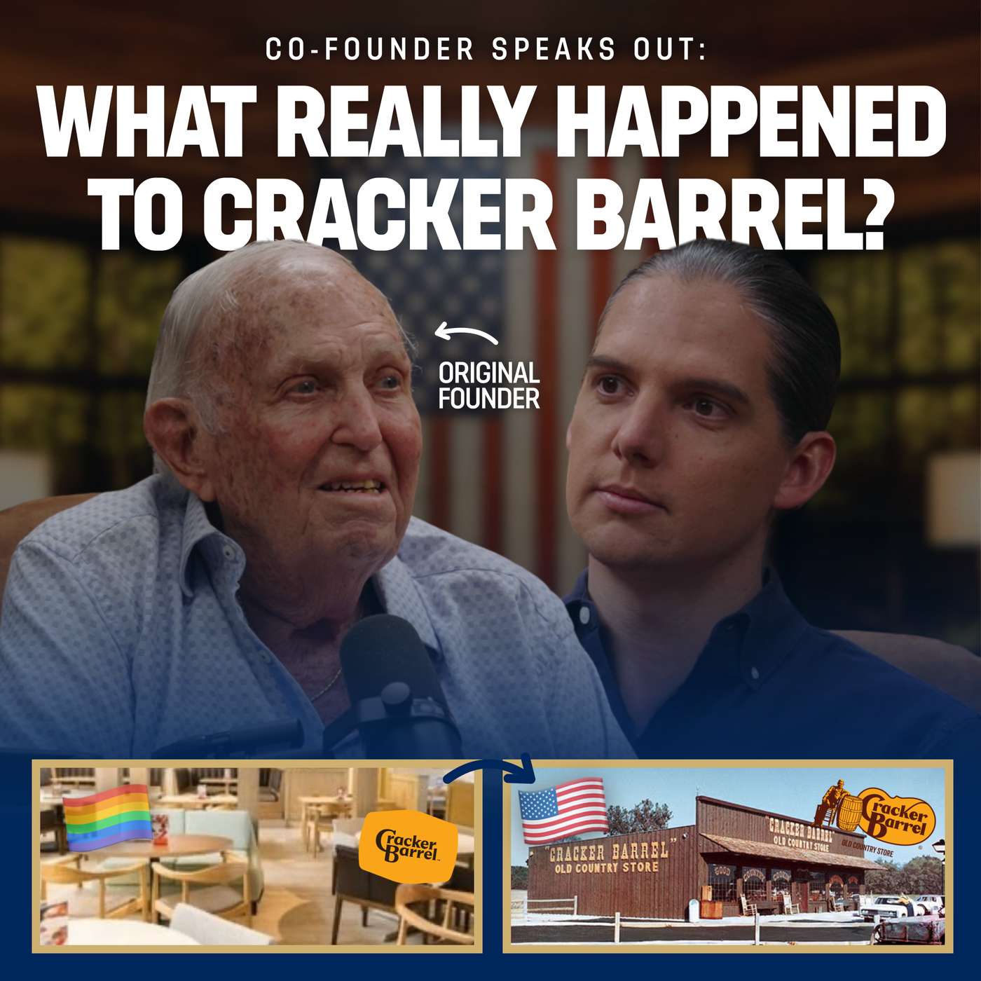 Cracker Barrel Founder Speaks Out: What REALLY Happened To Cracker Barrel - Pride, Pronouns & More!