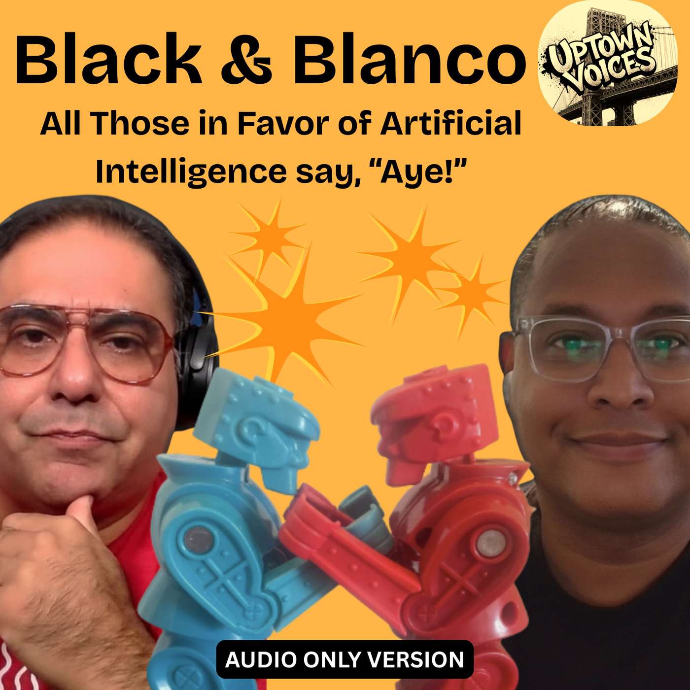 Black and Blanco: All Those in Favor of Artificial Intelligence say, “Aye!”