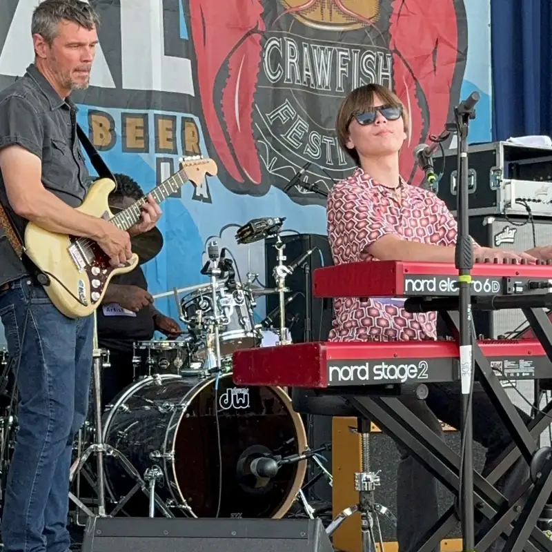NOLA's River Eckert, Jake Eckert & Shaggy Davis (ft. Luther Dickinson) - Musical Legacy and Culinary Traditions -Behind The Scenes at JazzFest (Part2)