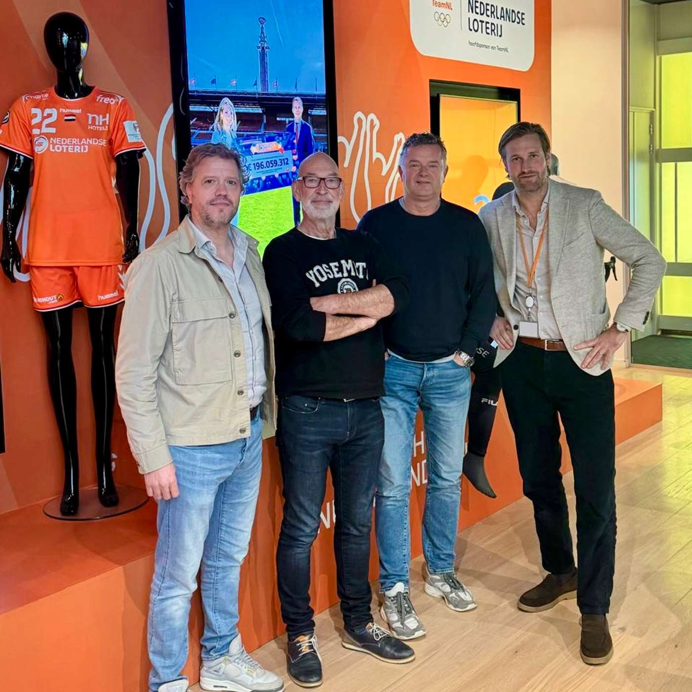 De sponsoren van de Sponsorcast aan het woord: Mark Versteegen (KPN), Steffen van Iersel (ING) en Joost Zuure (Nederlandse Loterij)