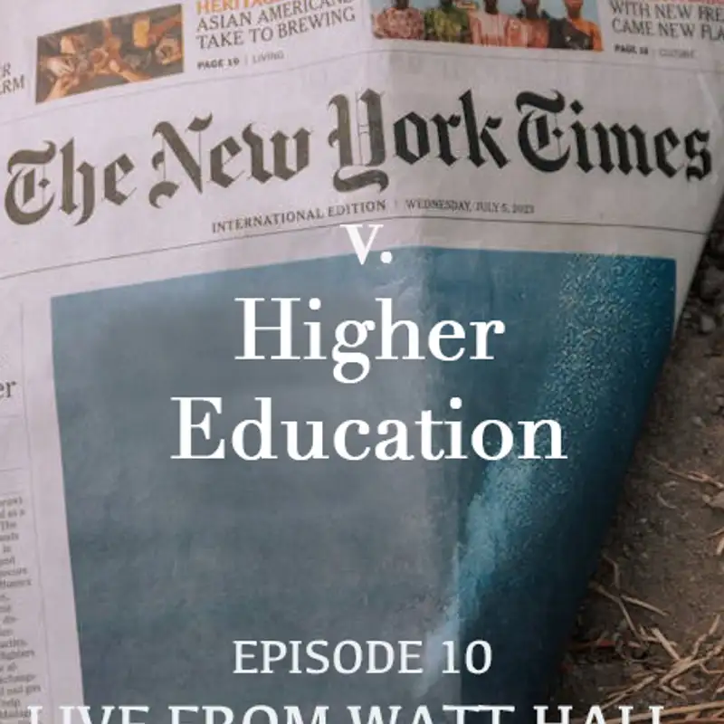 The NY Times Versus Higher Ed