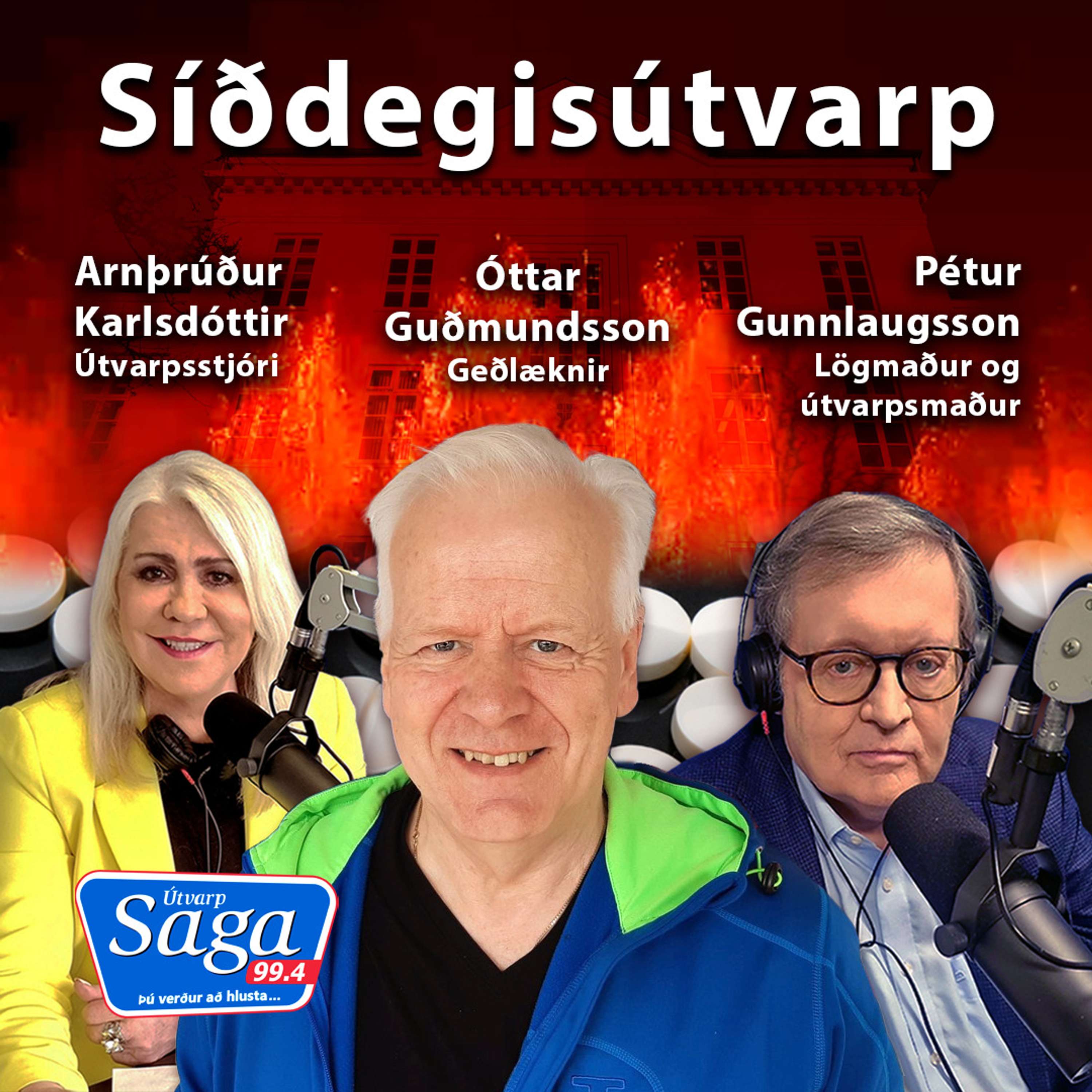 Óttar Guðmundsson geðlæknir ræðir um áföll og streitu sem tengjast eldgosum og jarðskjálftum