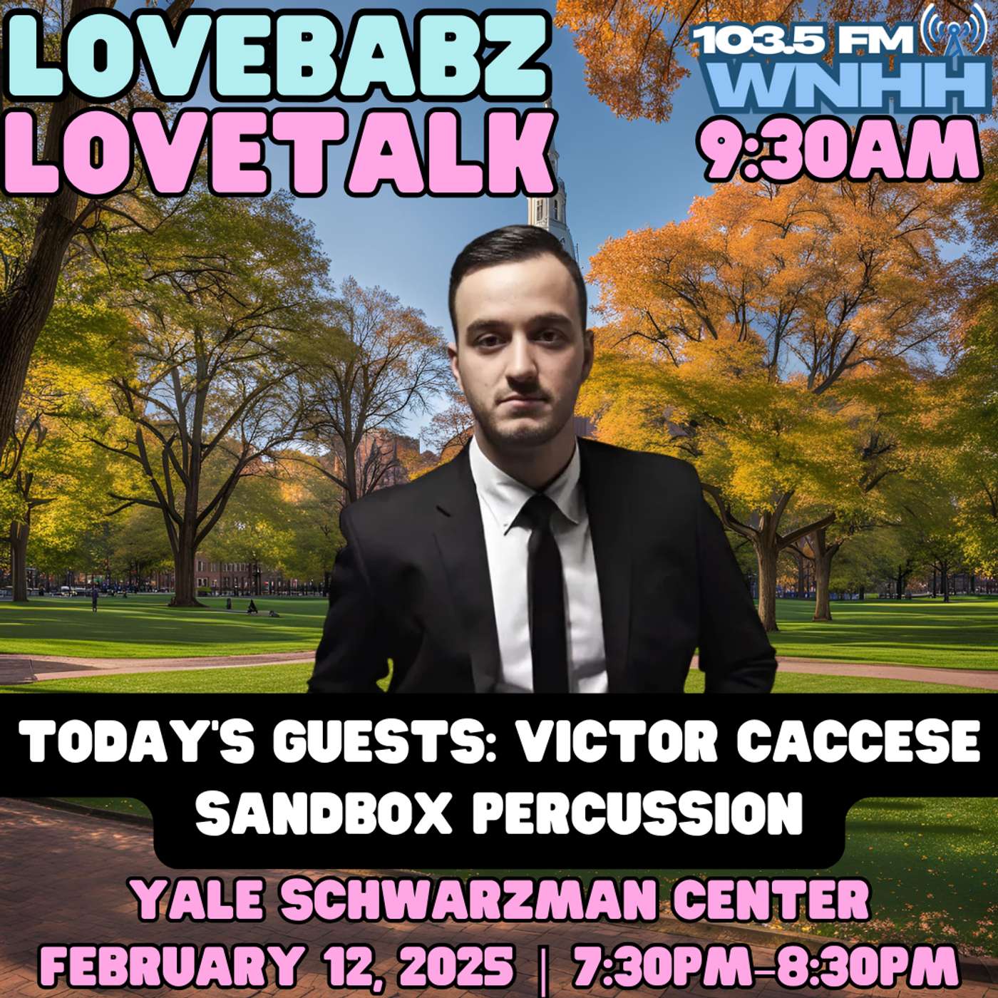 Welcomes Victor Caccese, Sandbox Percussion