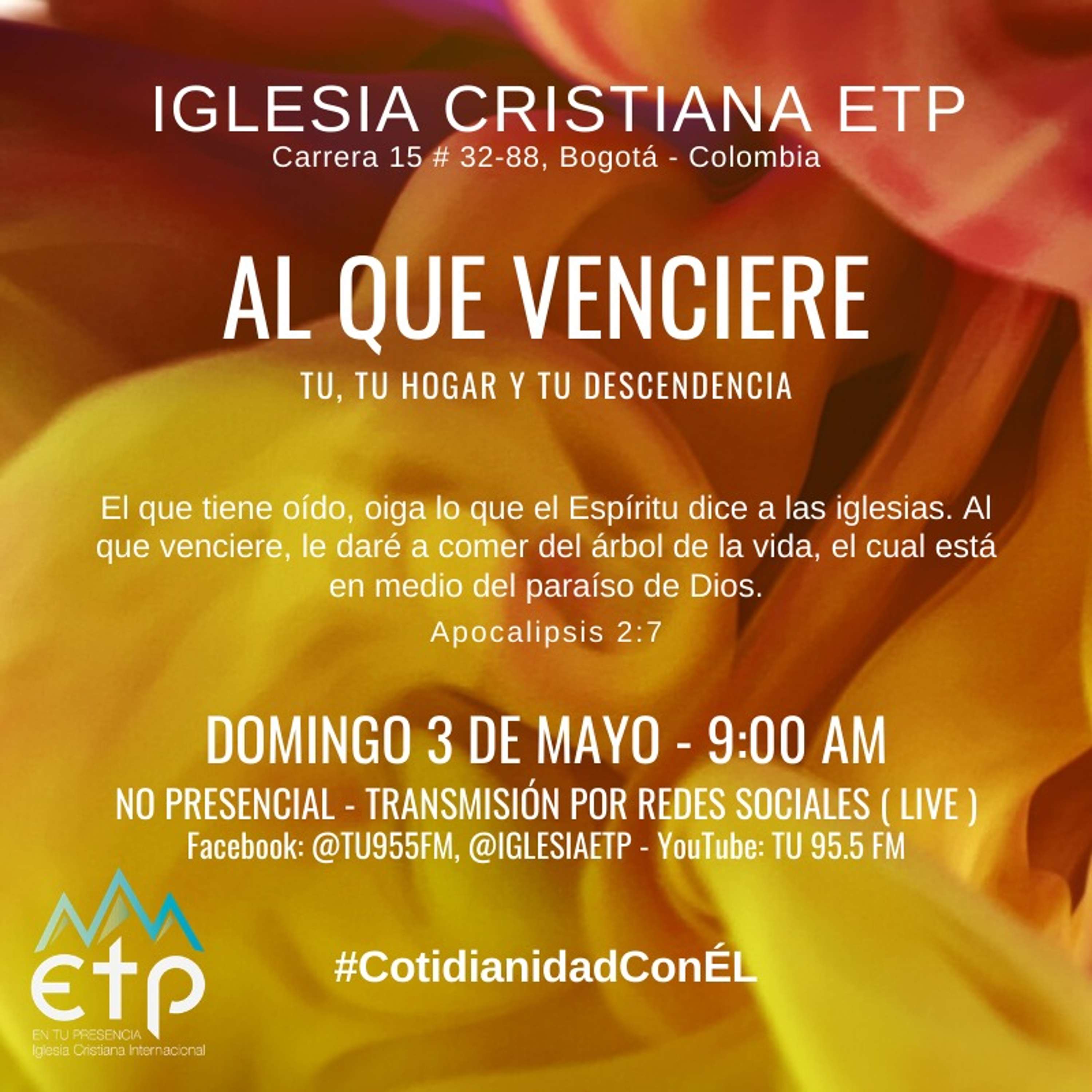 Charlas Pastores Luis Salas y Jeannette Noguera, Iglesia ETP