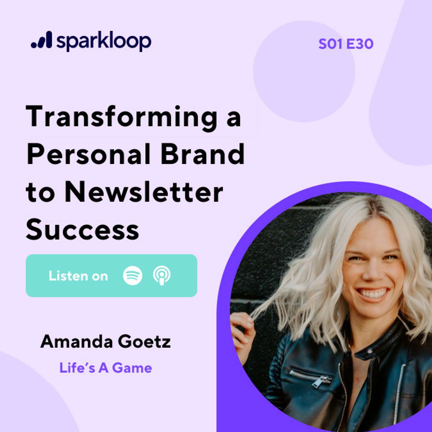 How to Transform a Personal Brand into Newsletter Success - with Amanda Goetz of Life's A Game How to Transform a Personal Brand into Newsletter Success - with Amanda Goetz of Life's A Game
