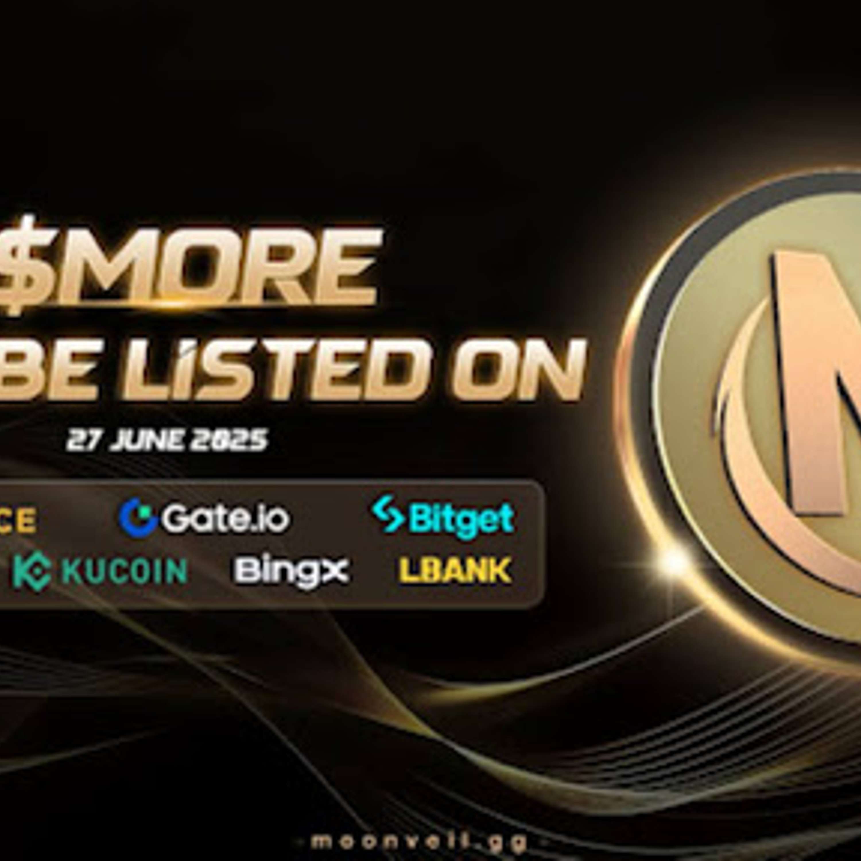 Moonveil Confirms $MORE Token Generation Event On June 27 With Multiple CEX Listings