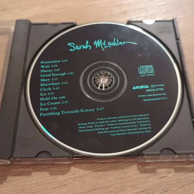 Sarah McLachlan - Fumbling Toward Ecstasy (1993)