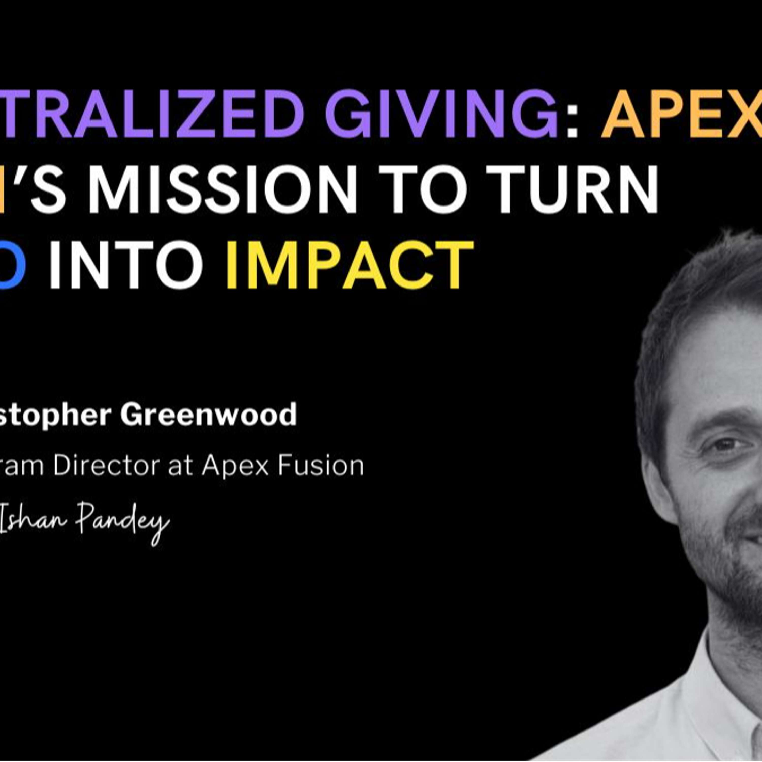 How Apex Fusion Turns Staking Rewards Into Global Charity Impact