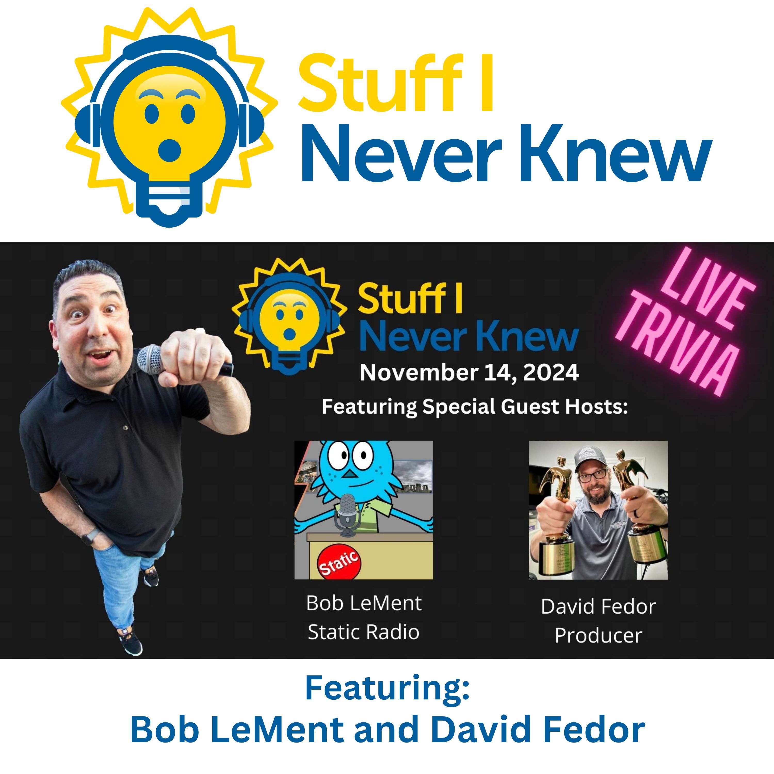 Stuff I Never Knew Trivia Game Show Podcast