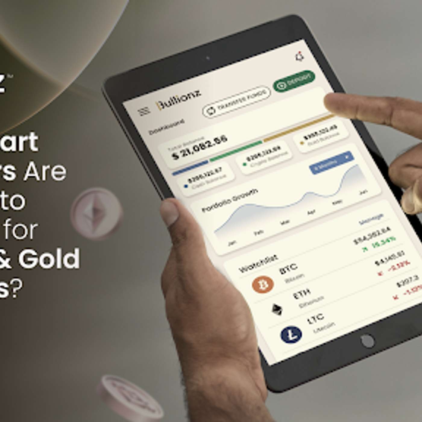 Meet Bullionz - The Future Of Crypto And Gold Rewards