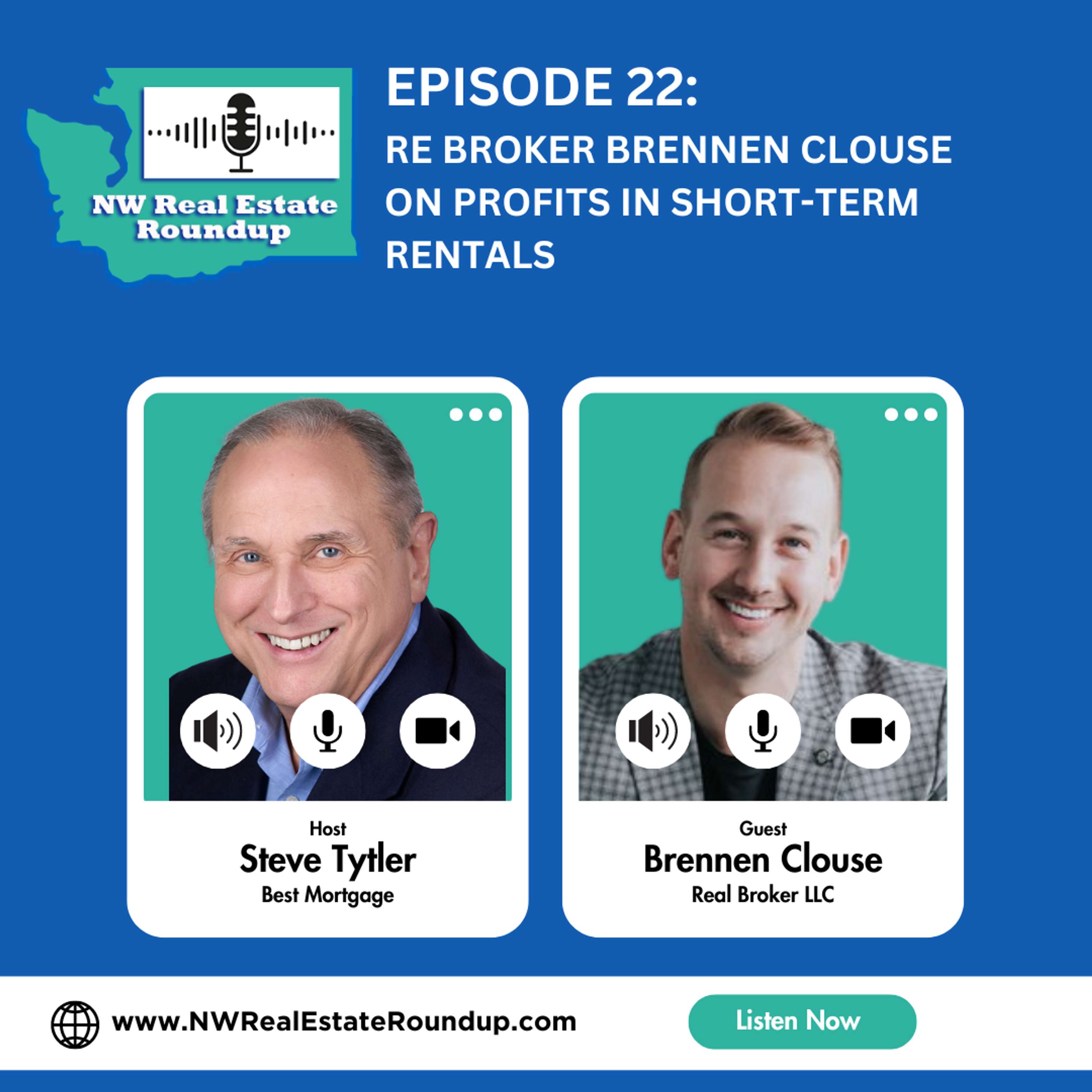 Episode 22: RE Broker Brennen Clouse on Profits in Short-Term Rentals