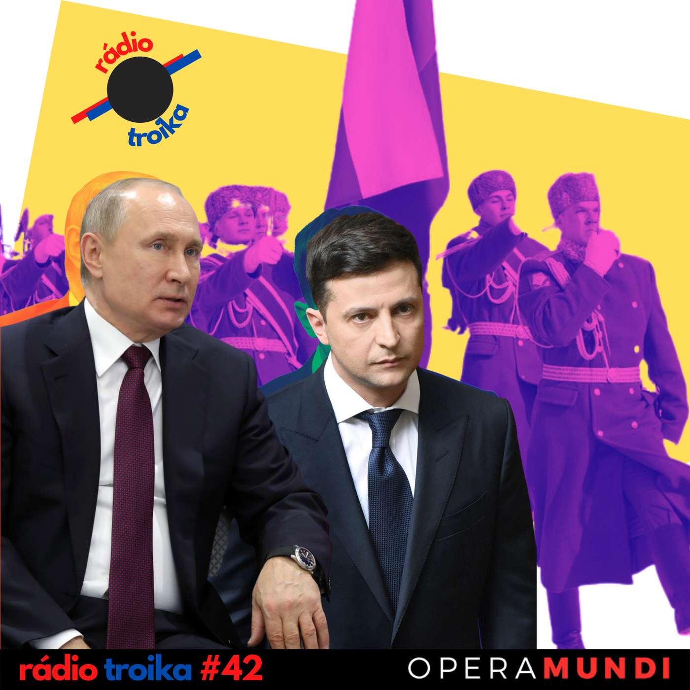#42 - Rússia retira tropas e acusa Ocidente de 'histeria': fim da tensão na Ucrânia? episode artwork