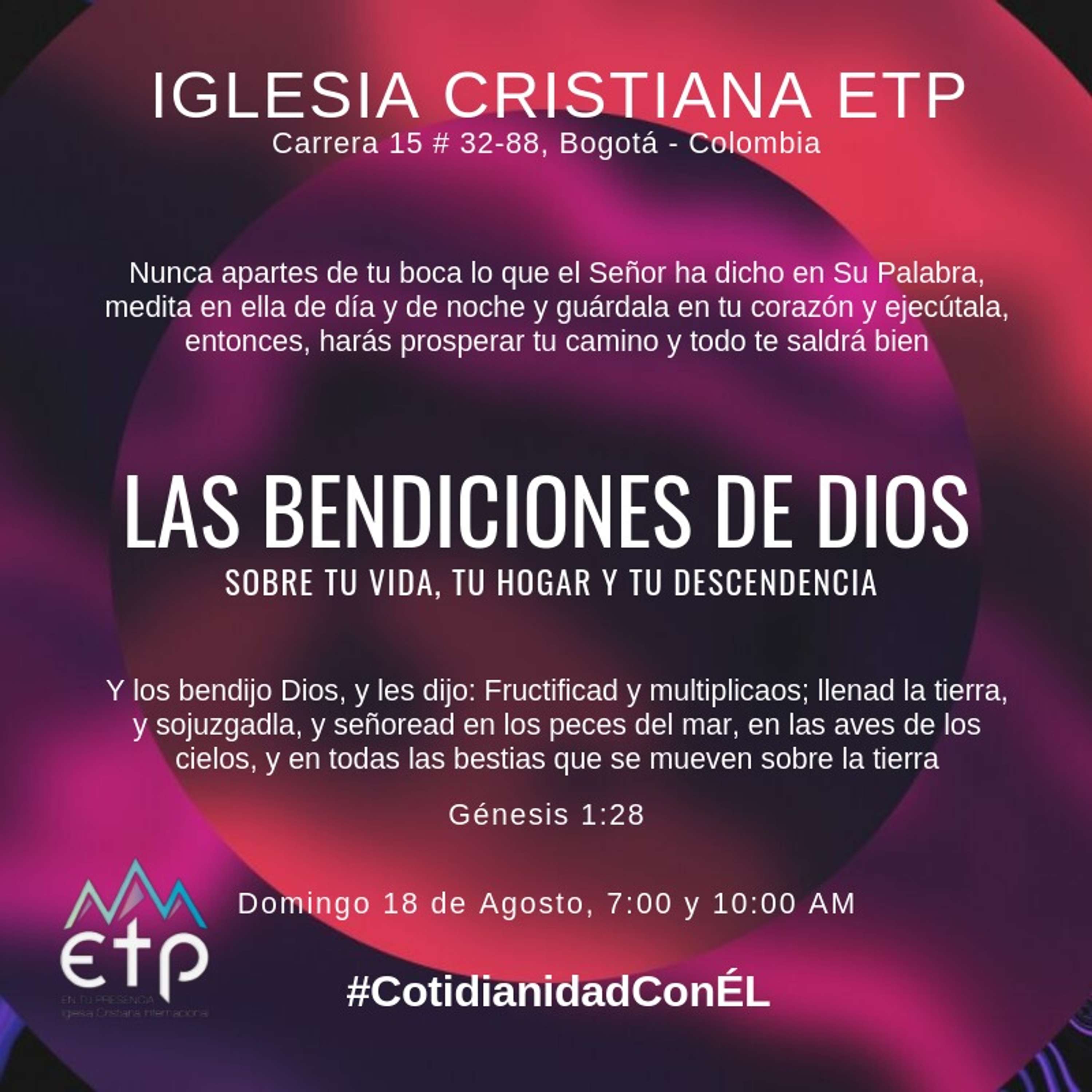 La Bendición de Dios para tu vida, tu hogar y tu descendencia