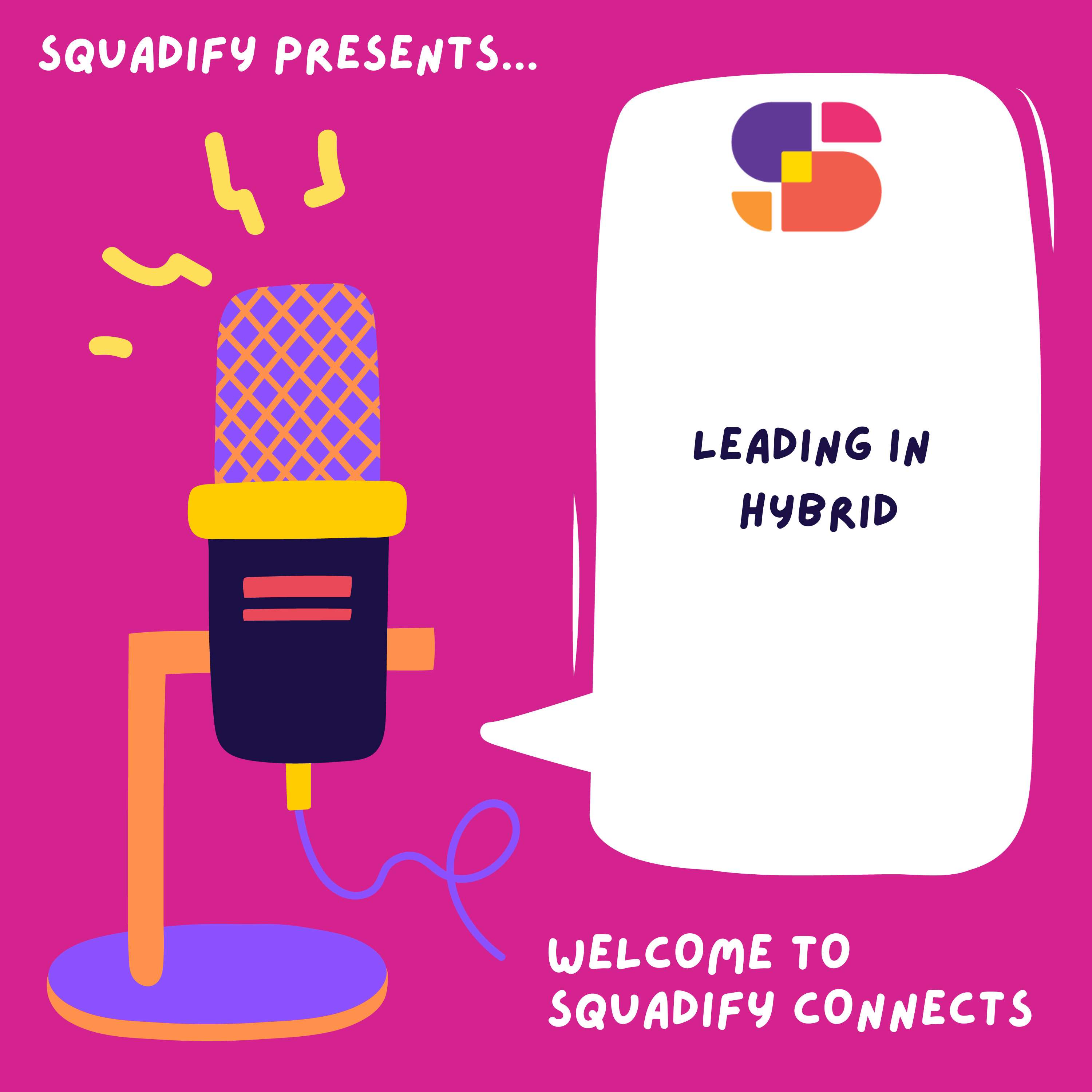 Leading in hybrid podcast artwork