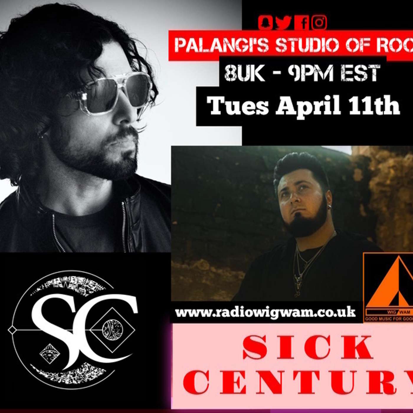 Palangi\'s Studio of Rock - The Radio Wigwam Interviews
