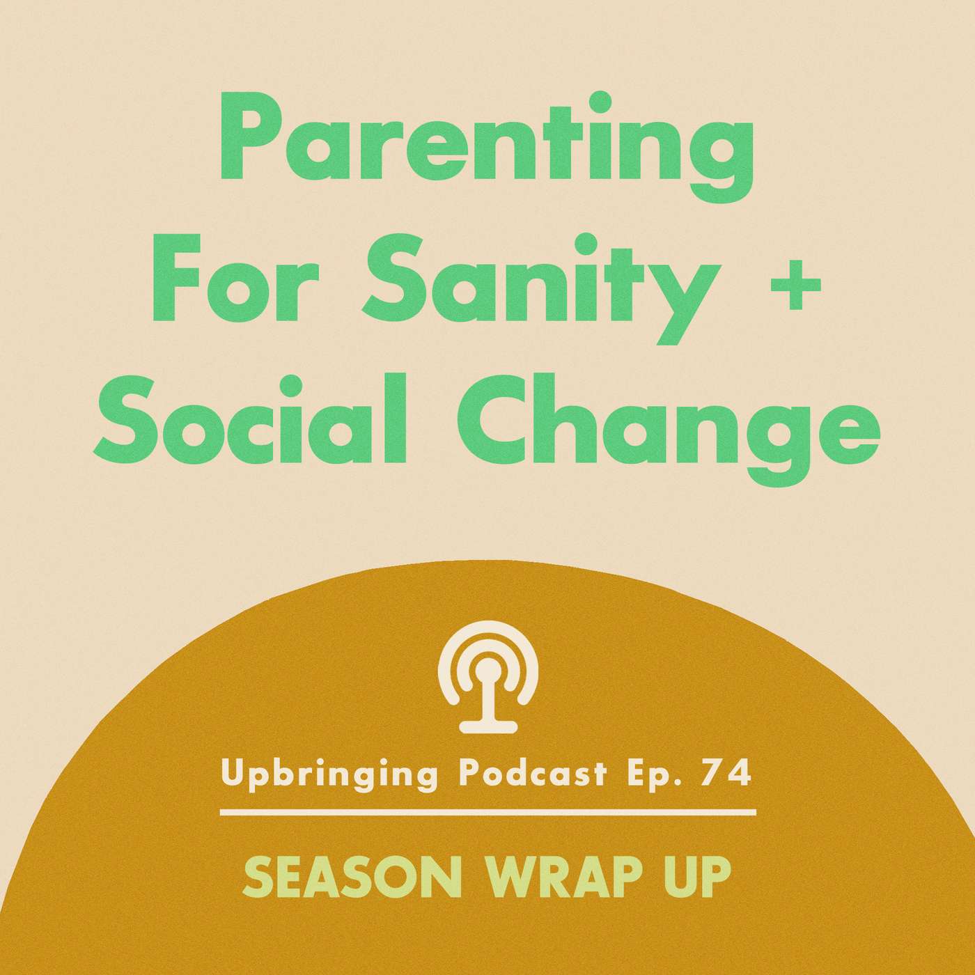 PARENTING FOR SANITY + SOCIAL CHANGE // Season Wrap Up episode artwork