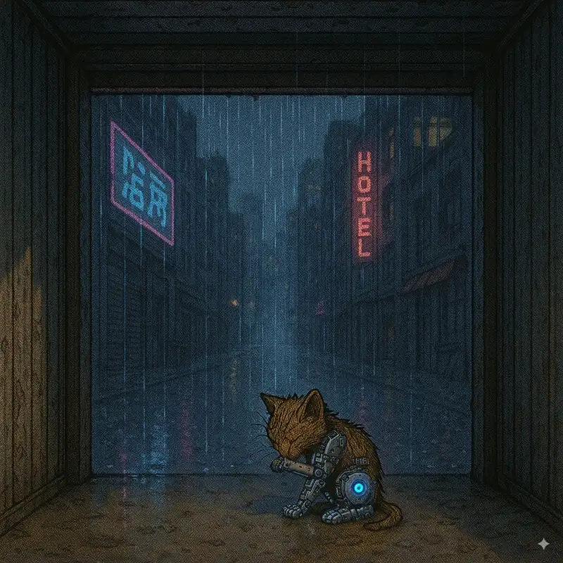 We Adopt a Bionic Cat in the Future City of Neo Bang York | <3 #156 CHATGPT