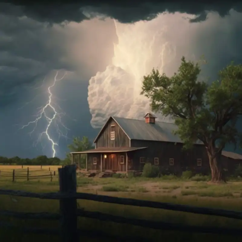 ⛈️ Rolling Thunder and Rain in the Fields of Illinois