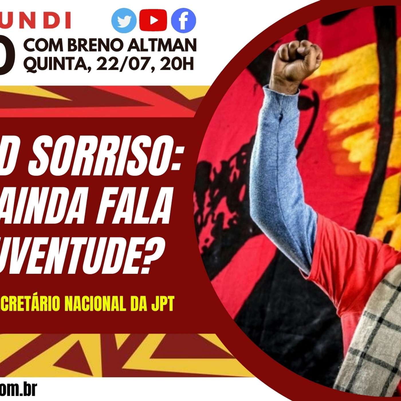 ENTREVISTANDO RONALD SORRISO: O PT AINDA FALA À JUVENTUDE? episode artwork