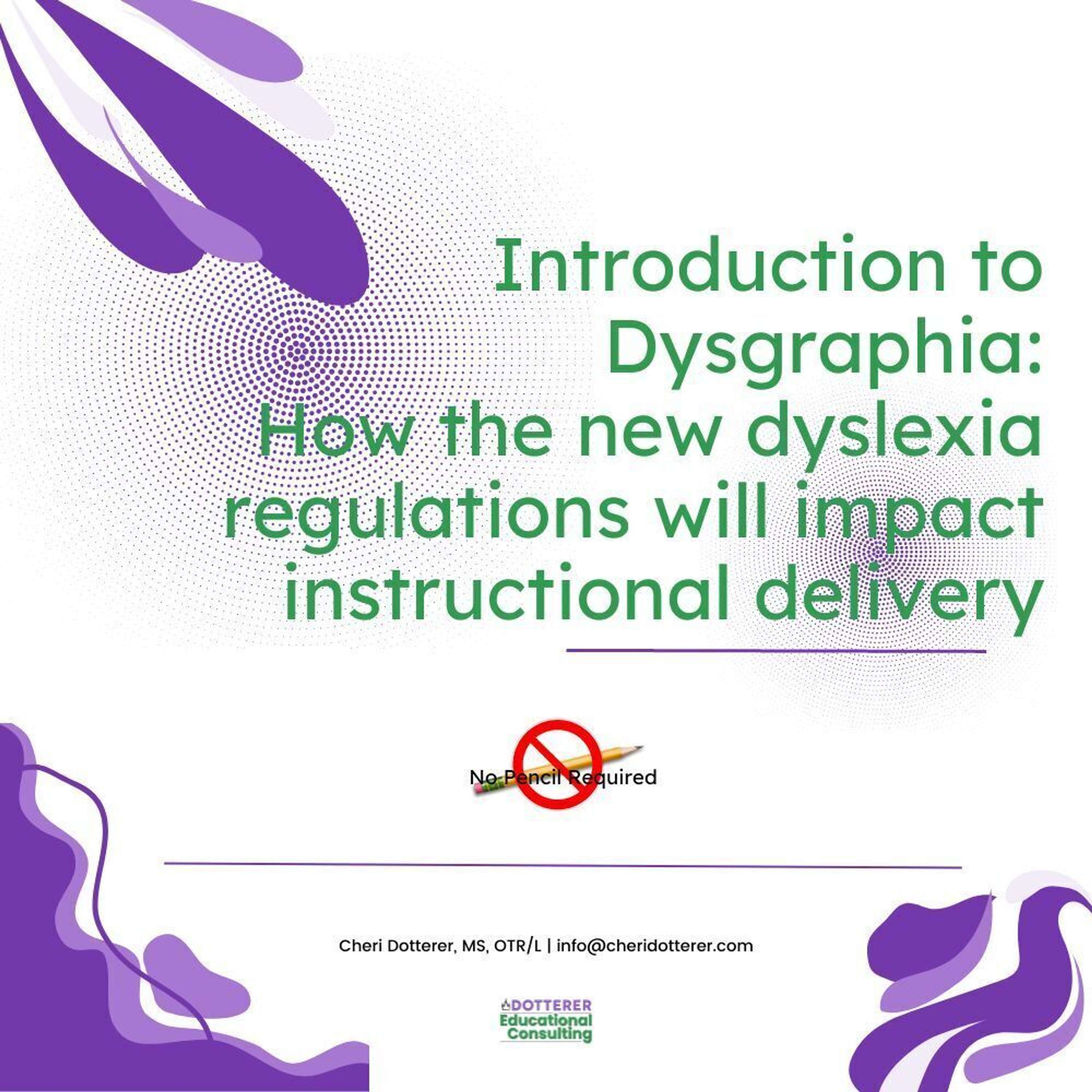 TWGPC009 Introduction to Dysgraphia Webinar on audio