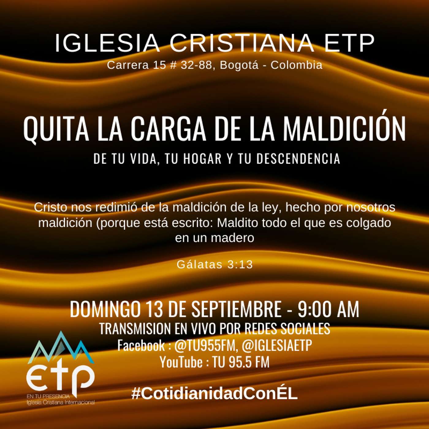 Charlas Pastores Luis Salas y Jeannette Noguera, Iglesia ETP