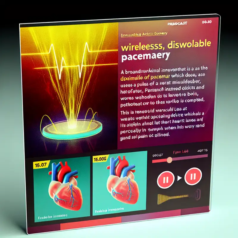 The Invisible Revolution: Discover the World's Smallest Wireless Dissolvable Pacemaker