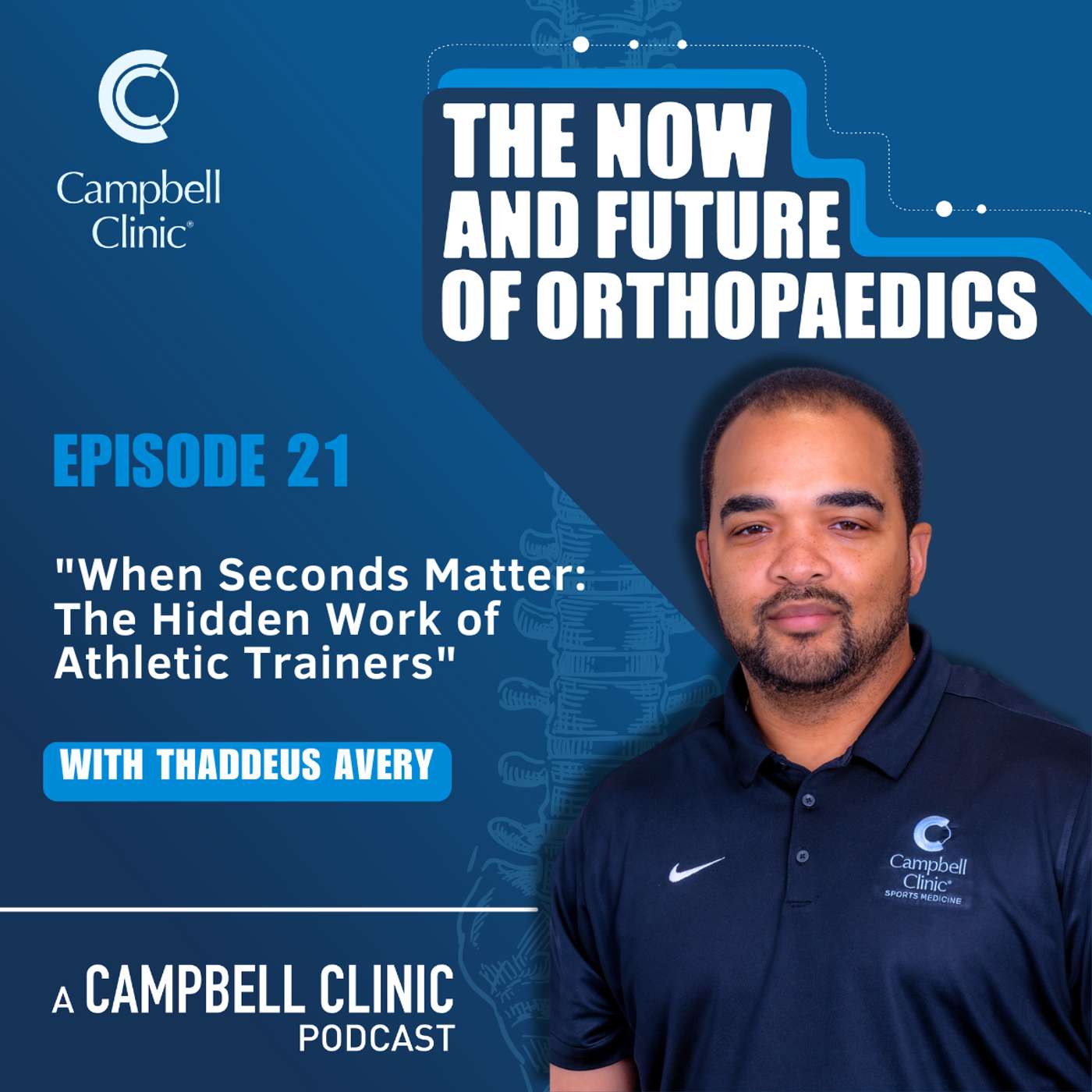 "When Seconds Matter: The Hidden Work of Athletic Trainers" with Thaddeus Avery