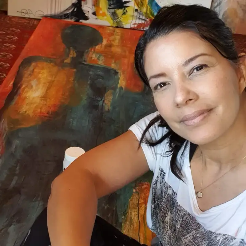 Vibrant Expression: Sarah Peguero's Artistic Journey of Color and Freedom