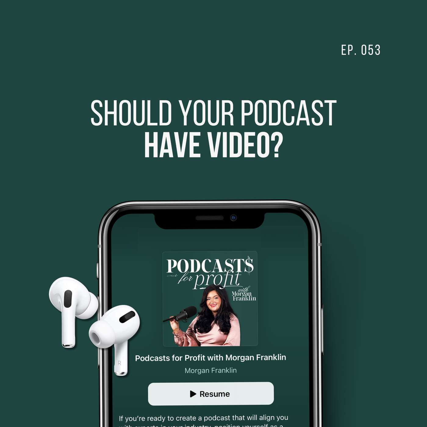 Podcasts for Profit with Morgan Franklin | Podcasting Strategy for Podcasters