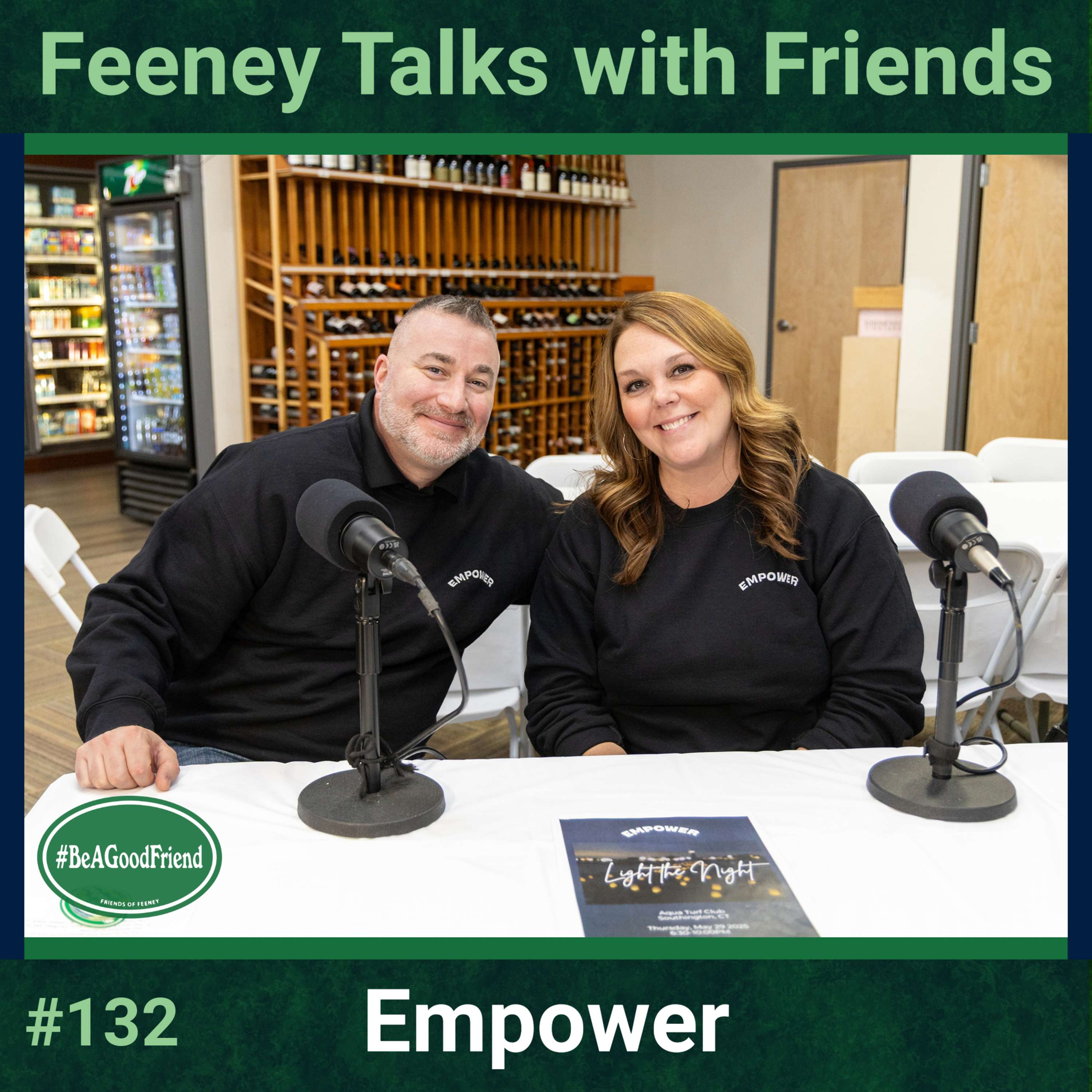 Feeney Talks With Friends