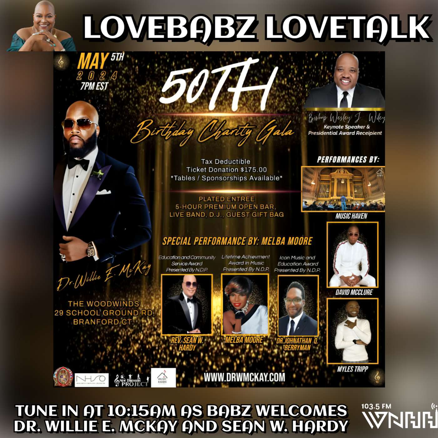 Welcomes Dr. Willie E. McKay, Jonathan Q. Berryman  and Sean W. Hardy (Black Excellence 50th Birthday Charity Gala)