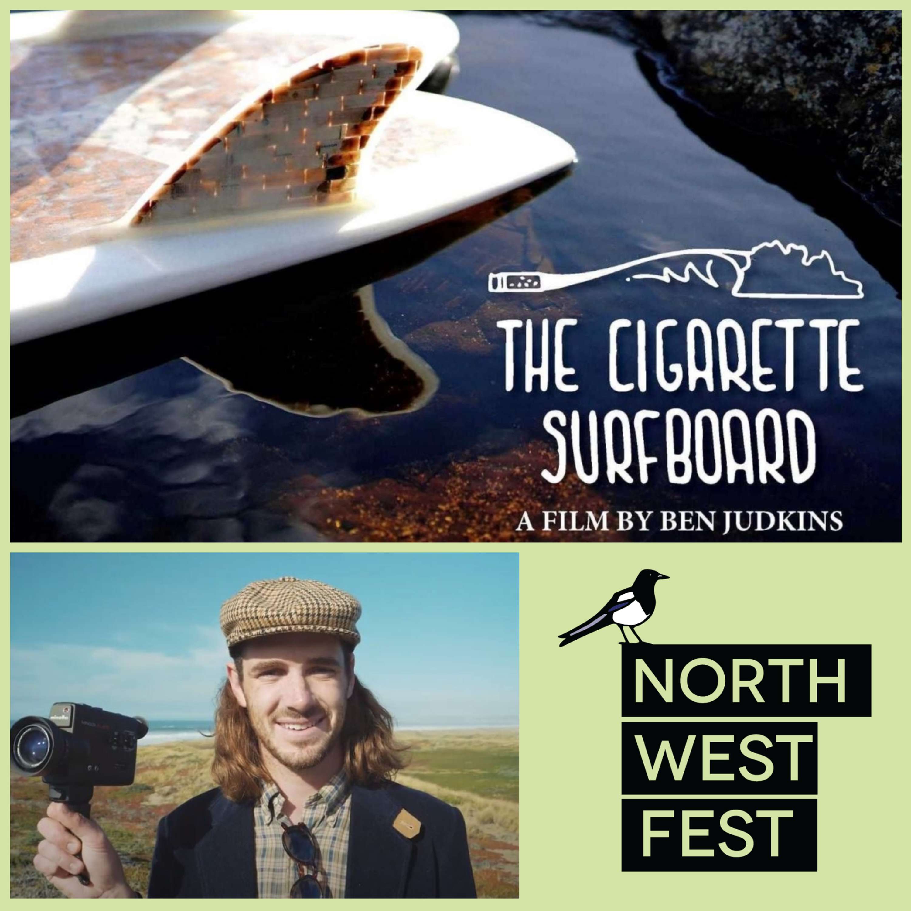 THE CIGARETTE SURFBOARD - Ben Judkins (dir) Interview - Northwest Fest 2024