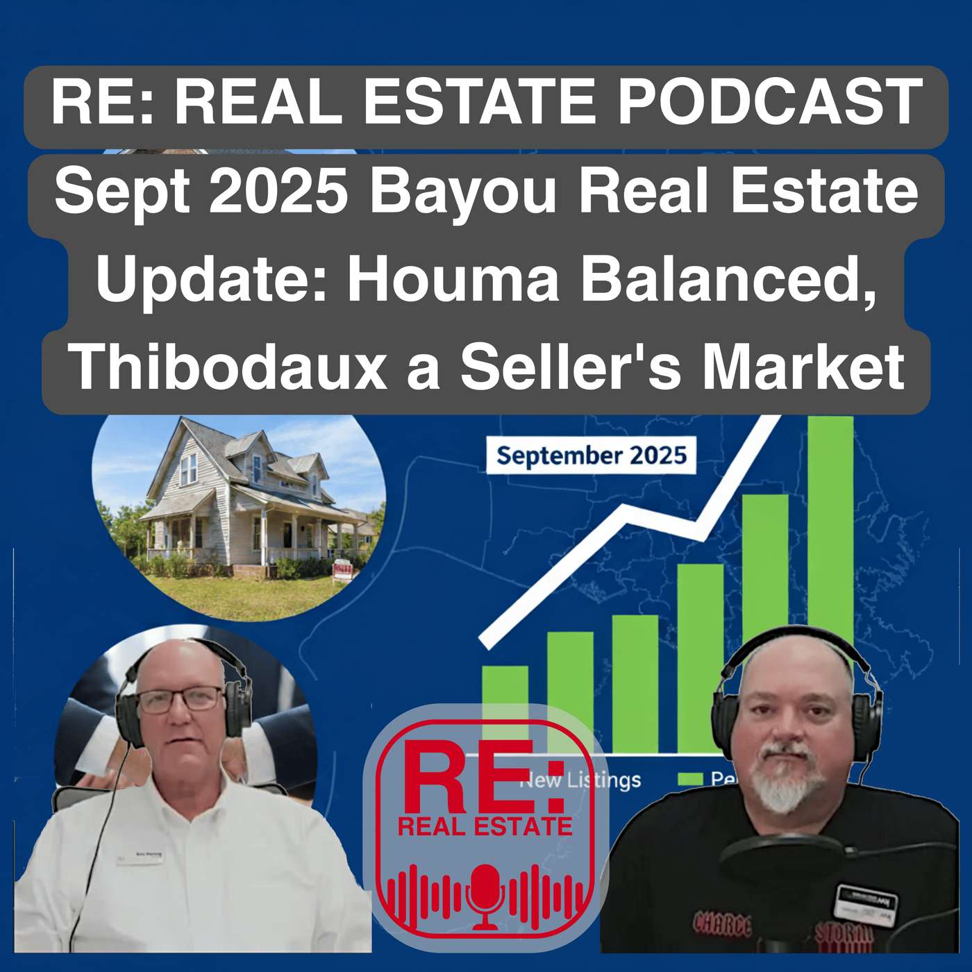 Ep. 52-Sept 2025 Bayou Real Estate Update: Houma Balanced, Thibodaux a Seller's Market Ep. 52-Sept 2025 Bayou Real Estate Update: Houma Balanced, Thibodaux a Seller's Market