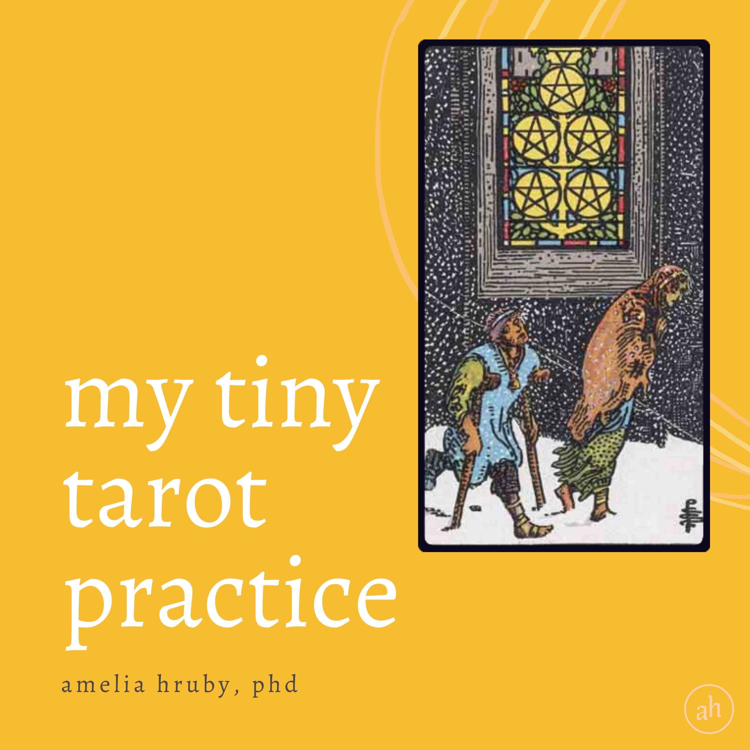 my tiny tarot practice